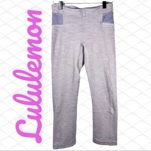 LULULEMON Ride On Button Up Luon Leggings, Size 4